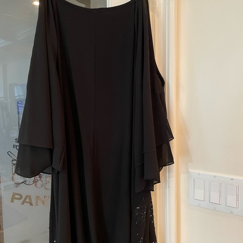 New, MSK Lady Black Blouse size XL
